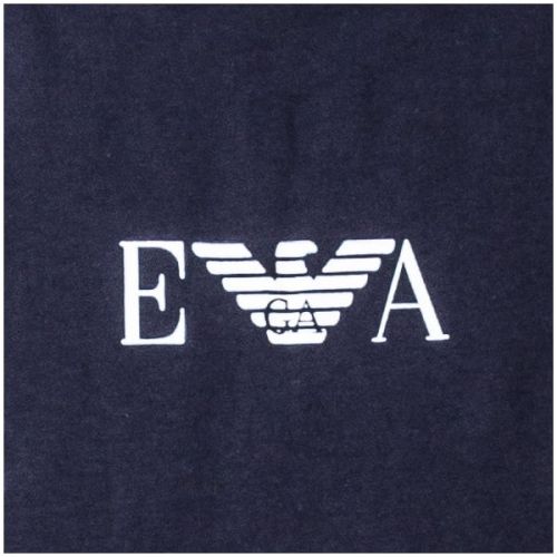 Mens Marine Chest Logo Crew S/s Tee Shirt 66823 by Emporio Armani from Hurleys