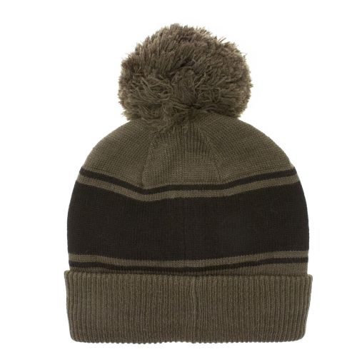 Mens Forest Green Branded Bobble Hat 33859 by EA7 from Hurleys