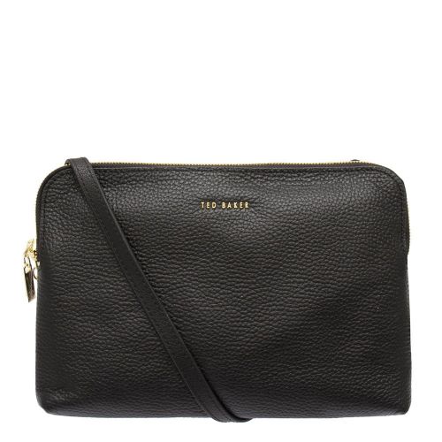 Womens Black Ciarraa Soft Double Zip Crossbody Bag 81721 by Ted Baker from Hurleys