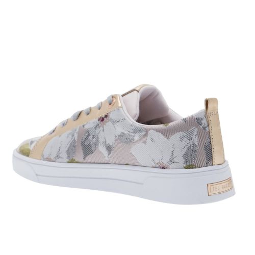Womens Nude Chatsworth Bloom Ahfiraj Trainers 21661 by Ted Baker from Hurleys