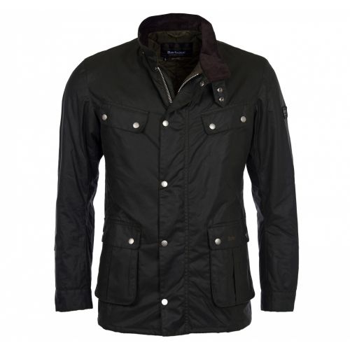 Mens Sage Duke Waxed Jacket 31488 by Barbour International from Hurleys