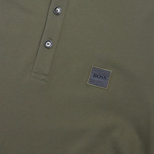 Casual Mens Khaki Passerby Slim Fit L/s Polo Shirt 74483 by BOSS from Hurleys