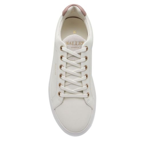 Womens White Pink GRFTR Trainers 75821 by Mallet from Hurleys