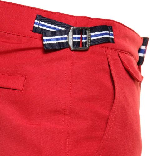 Mens Deep Red Classic Swim Shorts 35429 by Fred Perry from Hurleys