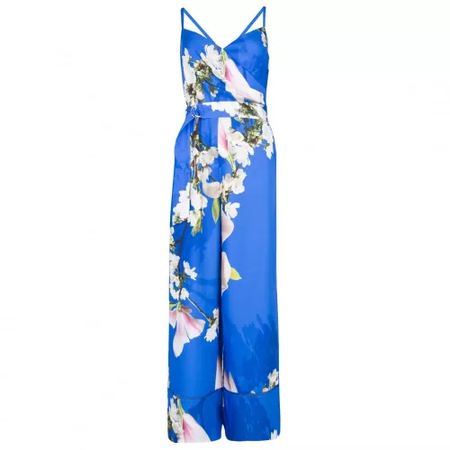 Womens Bright Blue Ligita Wrap Front Jumpsuit 25831 by Ted Baker from Hurleys