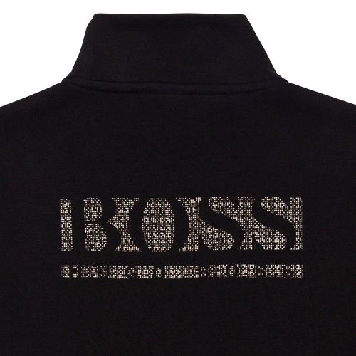 Boys Black Gold Pixel Zip Through Sweat Jacket 92768 by BOSS from Hurleys