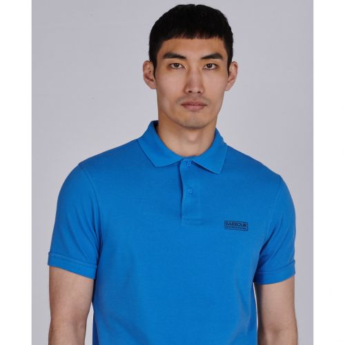 Mens Blue Essential S/s Polo Shirt 95620 by Barbour International from Hurleys