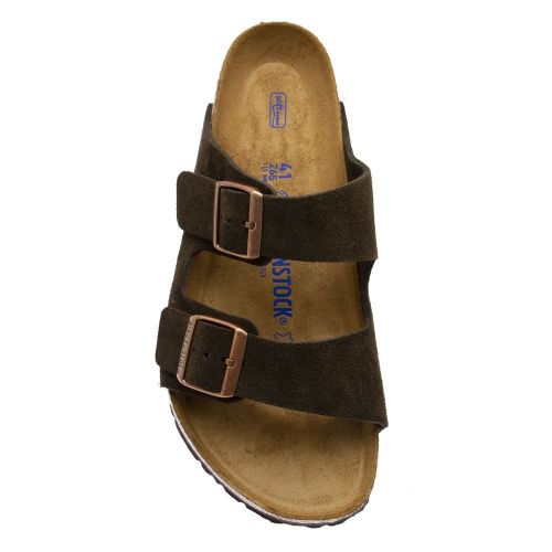 Mens Mocca Arizona Soft Footbed Suede Sandals 86246 by Birkenstock from Hurleys