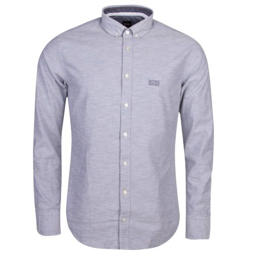 Casual Mens Open Blue Epreppy_1 L/s Shirt 22029 by BOSS from Hurleys