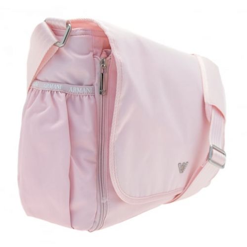 Baby Pink Branded Changing Bag 62592 by Armani Junior from Hurleys