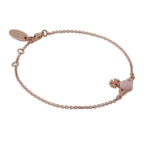 Womens Pink Gold/Pink Isabelitta Bas Relief Bracelet 91210 by Vivienne Westwood from Hurleys