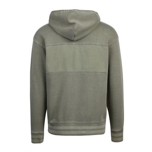 Mens Green Relaxed Garment Dyed Hoodie 76729 by Levi's from Hurleys
