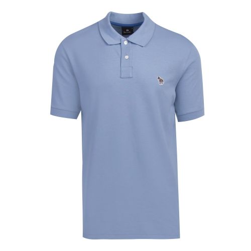 Mens Light Blue Zebra S/s Polo Shirt 74017 by PS Paul Smith from Hurleys