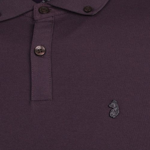 Mens Blackberry New Bill Lion Embellished S/s Polo Shirt 96764 by Luke 1977 from Hurleys