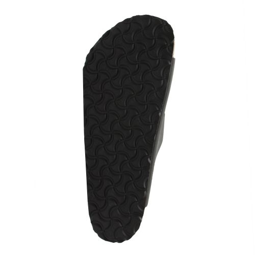 Mens Black Oiled Leather Arizona Slide Sandals 41624 by Birkenstock from Hurleys
