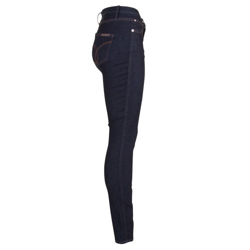 Womens Blue Sculpted Skinny Jeans 72584 by Calvin Klein from Hurleys