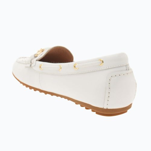 Womens White Esma Loafers 7145 by Moda In Pelle from Hurleys
