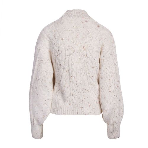 Womens Birch Visawanna Cable Knitted Jumper 81788 by Vila from Hurleys