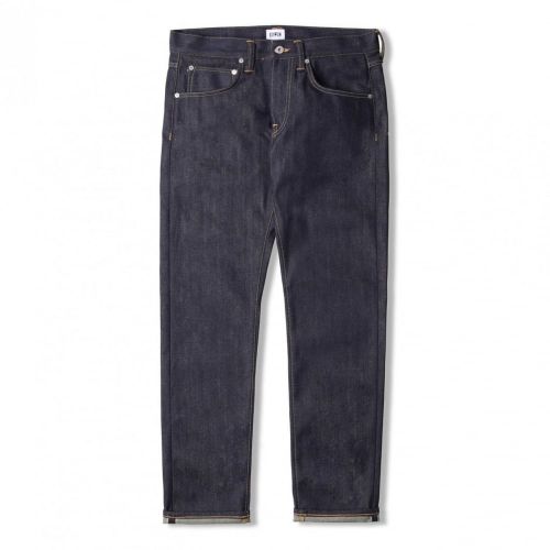 Mens Unwashed Ed55 Relaxed Tapered Fit 63 Rainbow Selvage Jeans 69413 by Edwin from Hurleys