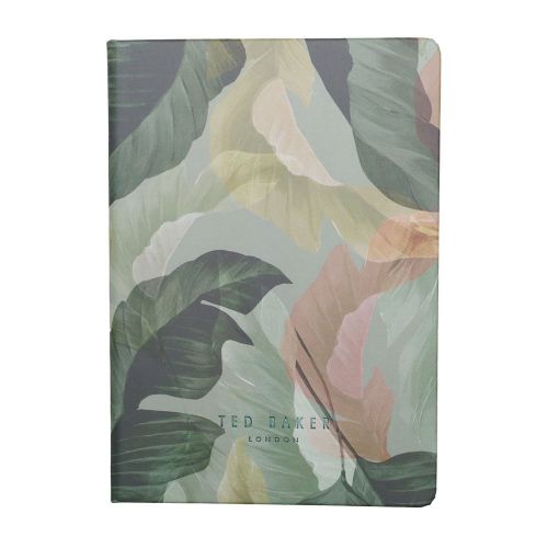 Womens Mid Green Notaret Palm A6 Notebook 98569 by Ted Baker from Hurleys