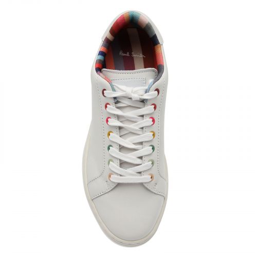 Womens White Lapin Stripe Detail Trainers 77426 by PS Paul Smith from Hurleys