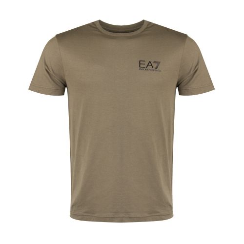 Mens Khaki Train Core ID S/s T Shirt 30574 by EA7 from Hurleys