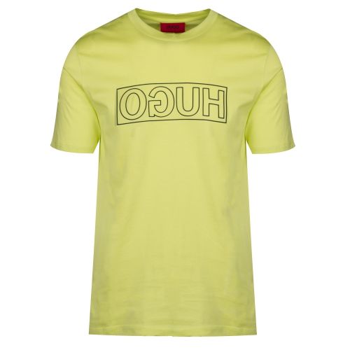 Mens Yellow Dicagolino S/s T Shirt 36809 by HUGO from Hurleys