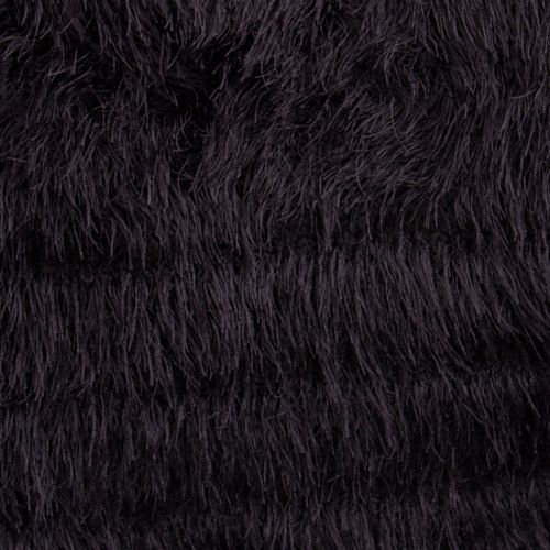 Womens Black Faux Fur Poncho 70288 by Armani Jeans from Hurleys
