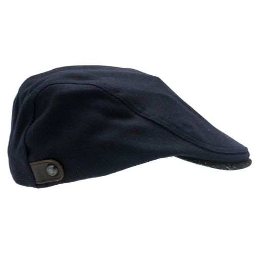 Mens Navy Chipper Flat Cap 63457 by Ted Baker from Hurleys