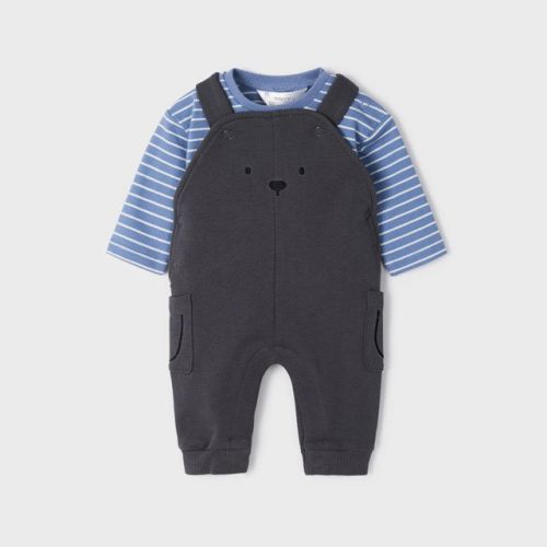 Boys Blue Ice Fleece Romper Set 111333 by Mayoral from Hurleys
