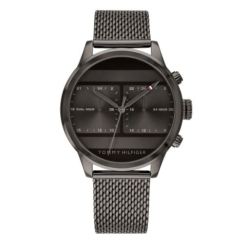 Mens Gunmetal Icon Mesh Watch 44221 by Tommy Hilfiger from Hurleys