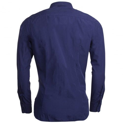 Orange Mens Dark Blue Cattitude L/s Shirt 24907 by BOSS from Hurleys