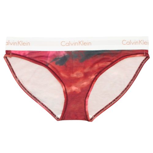 Womens Red Print Briefs 13541 by Calvin Klein from Hurleys