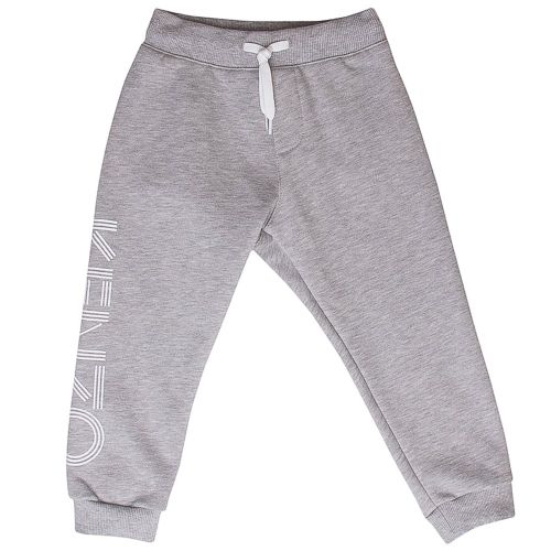 Boys Marled Grey Logo 12 Bis Sweat Pants 11780 by Kenzo from Hurleys