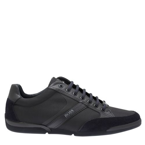 Athleisure Mens Dark Blue Saturn_Lowp Trainers 37937 by BOSS from Hurleys
