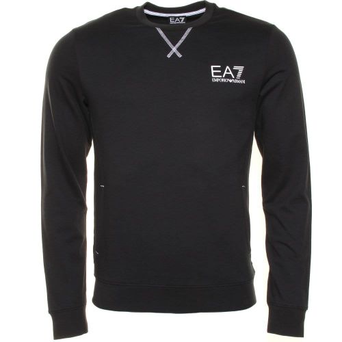 Mens Navy Training Core Identity Crew Sweat Top 7542 by EA7 from Hurleys