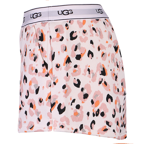 Womens Cream Leopard Albin Lounge Shorts 107800 by UGG from Hurleys