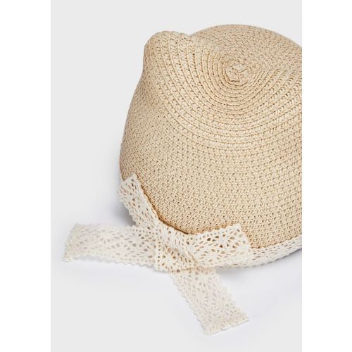 Girls Natural Little Ears Hat 106453 by Mayoral from Hurleys