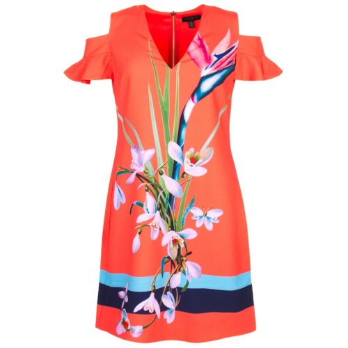 Womens Mid Red Leea Tropical Tunic Dress 9054 by Ted Baker from Hurleys