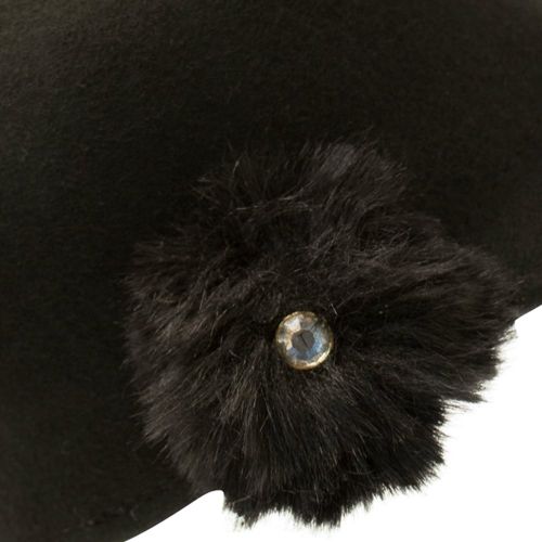 Womens Black Adabel Pom Felt Hat 16815 by Ted Baker from Hurleys