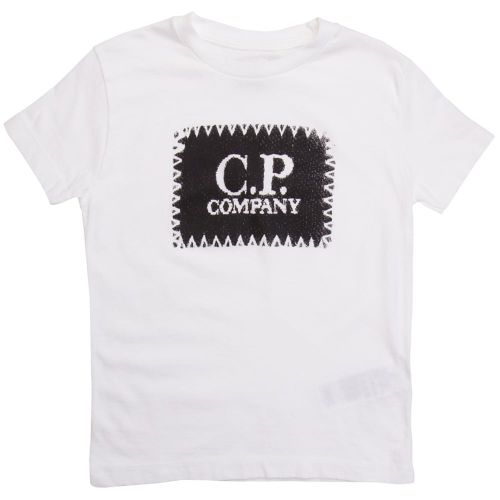 Boys White S/s Tee Shirt 6315 by C.P. Company Undersixteen from Hurleys