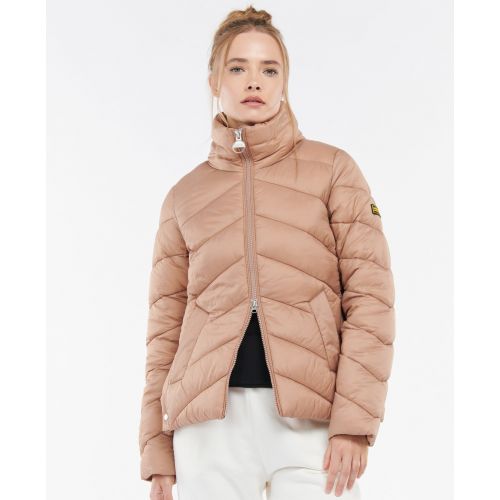 Womens Almond Nola Quilted Jacket 108256 by Barbour International from Hurleys