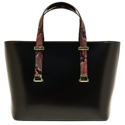 Womens Black Alicia Exotic Handle Detail Shopper 68535 by Ted Baker from Hurleys