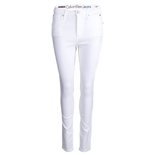 Womens Infinite White Sculpted Skinny Fit Jeans 10888 by Calvin Klein from Hurleys