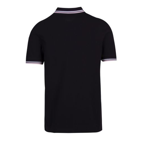 Mens Navy/White/Pink Twin Tipped S/s Polo Shirt 58917 by Fred Perry from Hurleys