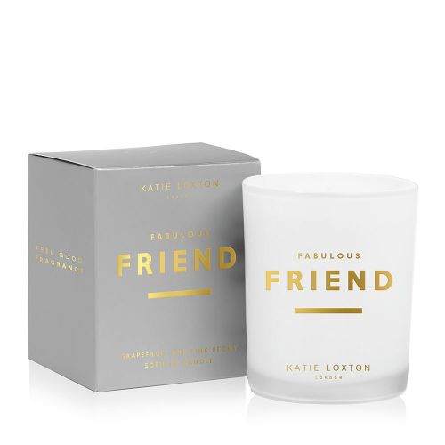 Womens Grapefruit & Pink Peony Fabulous Friend Candle 95098 by Katie Loxton from Hurleys