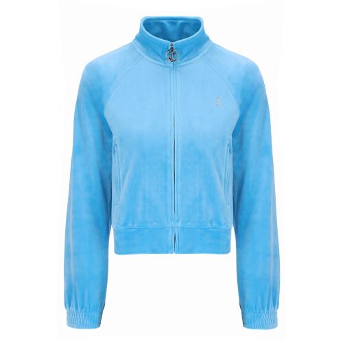 Womens Aqua Tanya Velour Jacket 105392 by Juicy Couture from Hurleys