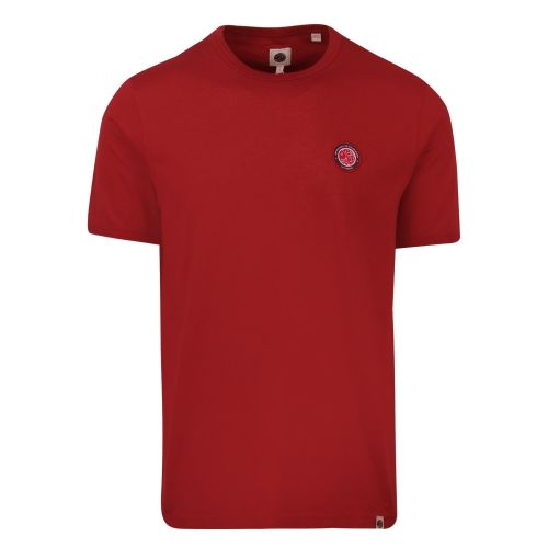 Mens Red Small Logo S/s T Shirt 57547 by Pretty Green from Hurleys