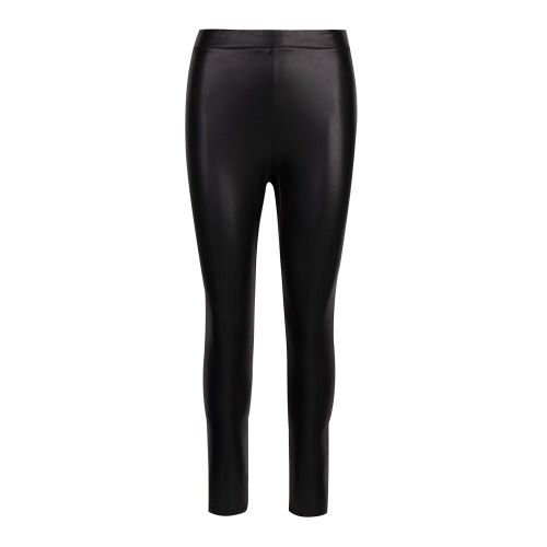Womens Black Faux Leather Stretch Leggings 88628 by Michael Kors from Hurleys