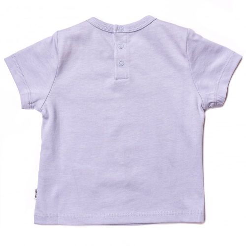 Baby Pale Blue Branded S/s Tee Shirt 65390 by BOSS from Hurleys